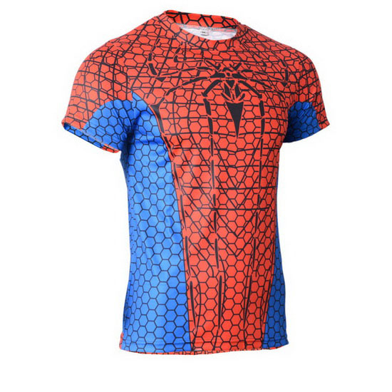 Maillot DISIDA Spider Tirantes Mangas Cortas man celeste Y Rojo